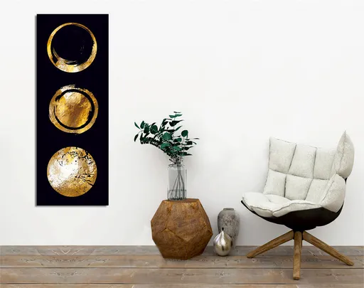 Tablou decorativ, PC297, Rama de lemn, Multicolor