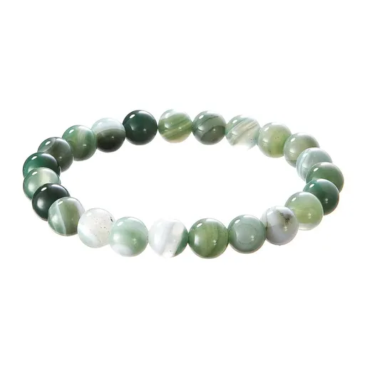 Evolution Group - Pavona Brățară minerală din agat verde 43056.3