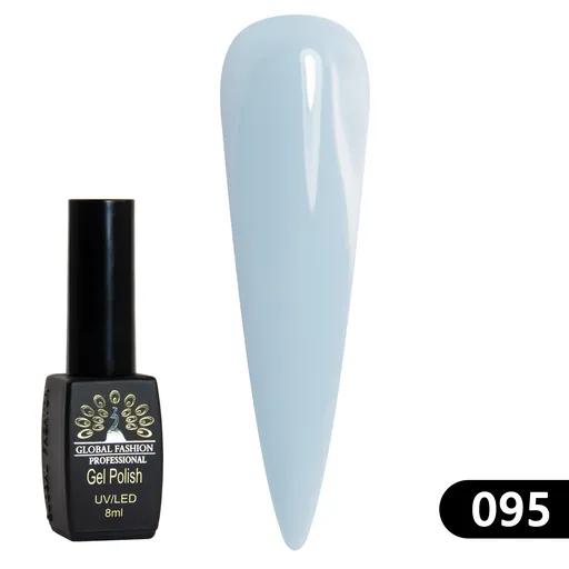 Gel Lacquer Global Fashion Black Elite 8 ml - 095, TPO Free