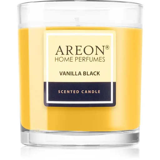 Areon Scented Candle Vanilla Black lumânare parfumată 120 g