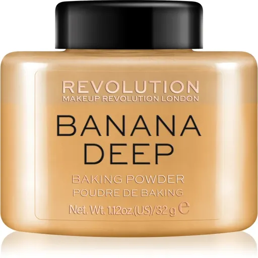 Makeup Revolution Baking Powder pudra culoare Banana Deep 32 g