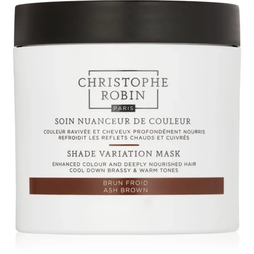 Christophe Robin Shade Variation Mask masca crema nutritiva pentru păr culoare Ash Brown 250 ml
