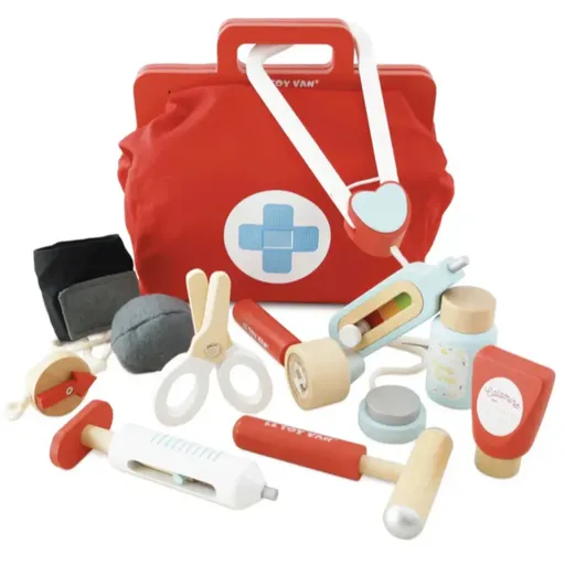 Le Toy Van Doctor Set set de jucării din lemn 3 y+ 10 buc