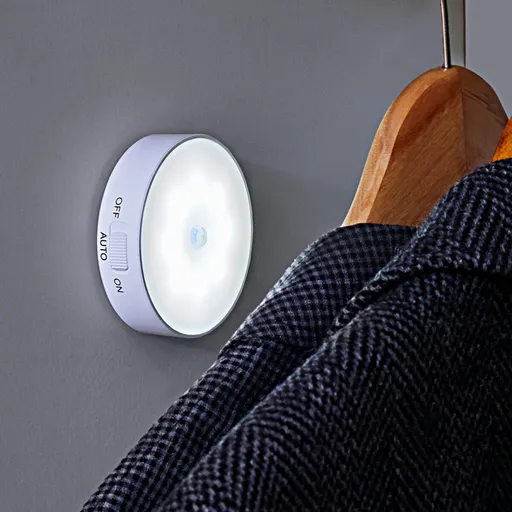 Lumină cu senzor senzorial, rotundă