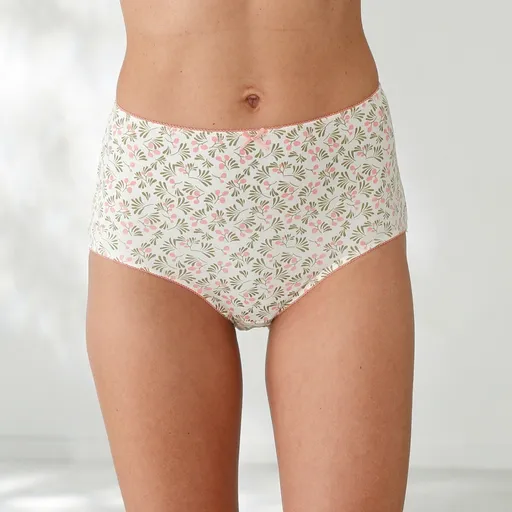 Set de 4 chiloți maxi cu imprimeu floral