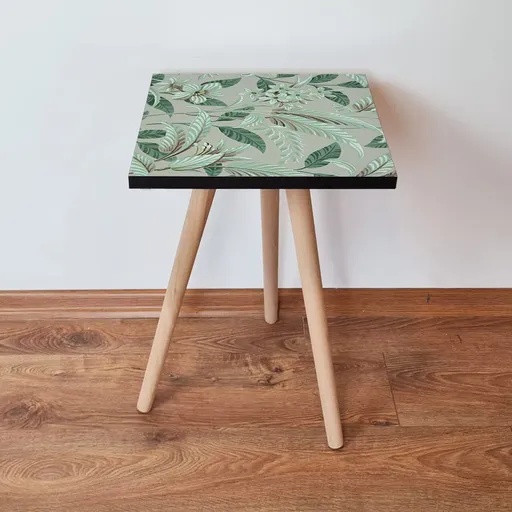 Masuta, Hanah Home, Shp193, 35x42x35 cm, Verde / nurcă