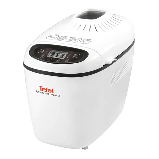 Home Bread Baguette Tefal PF610138, 1600 W, 750/1000/1500 g, 2 amestecătoare, 16 programe, alb