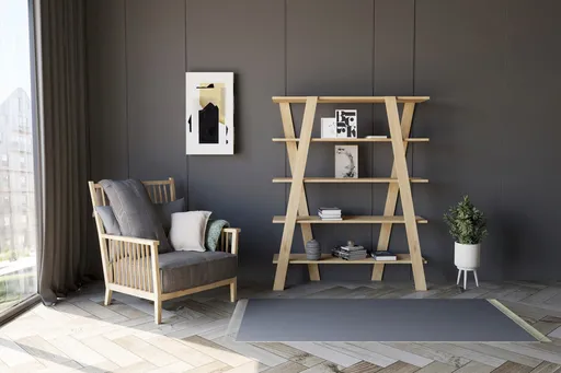 Corp biblioteca, Hanah Home, Conde, 120x150x25 cm, Maro