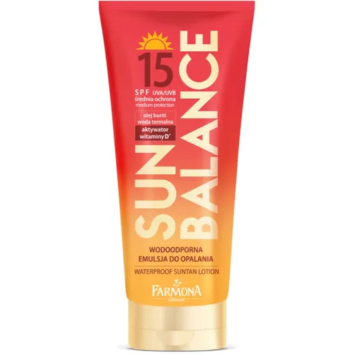 Farmona Sun Balance lapte de corp pentru soare rezistent la apa SPF 15 150 ml