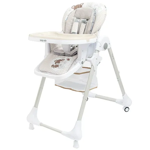 Scaun înalt  de masă pentru copii Baby Mix Infant, bej