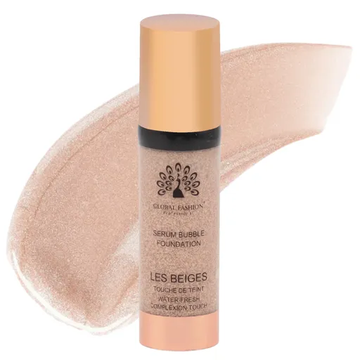 Fond de Ten Global Fashion, Serum Bubble Foundation, BF041, Warm Beige
