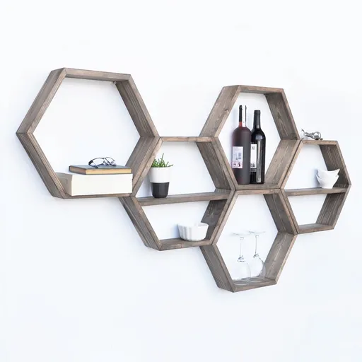 Raft de perete, Hanah Home, Hex003, Maro