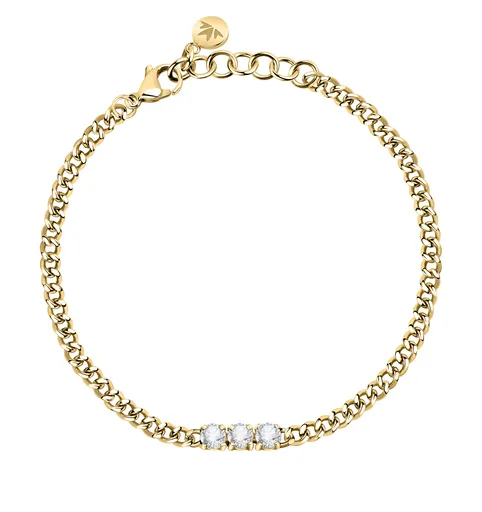 Morellato Brățară fermecătoare placată cu aur cu cristale Poetica SAUZ12