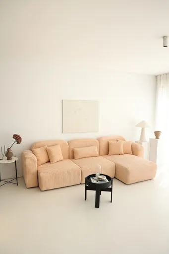 Coltar, Atelier del Sofa, 383EVN1262, Lemn, Roz pudra