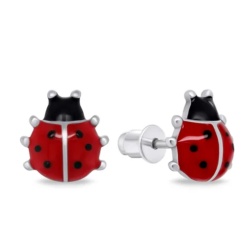 Brilio Silver Cercei din argint Buburuze EA811W