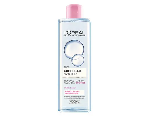 L'Oréal Paris Apă micelară pentru ten normal și uscat 3in1 (Micellar Water) 400 ml