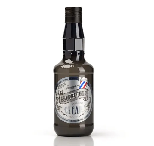 Sampon pentru Curatarea Scalpului Gras, Clear, Beardburys, 330 ml