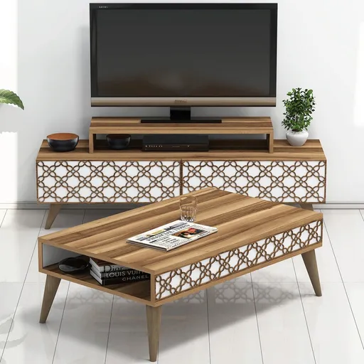 Set mobilier living, Hanah Home, City, Nuc/Alb