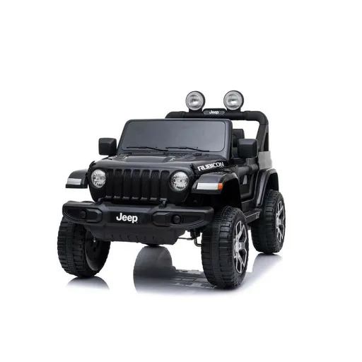Mașină electrică Baby Mix Baby Jeep WranglerRubicon, negru