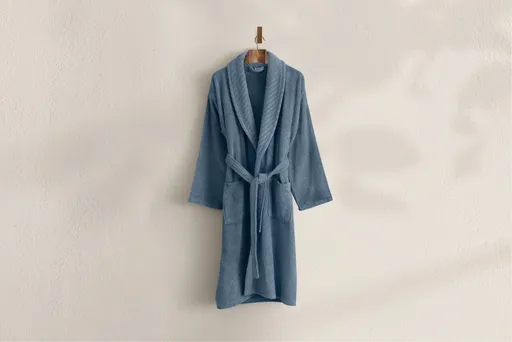 Halat de baie, L'essentiel Maison, 1041A-044-1, Albastru