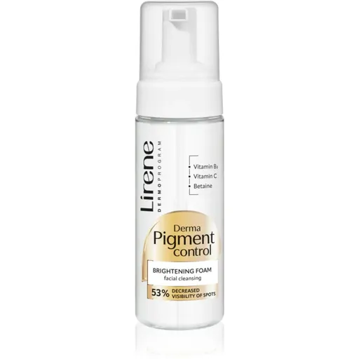 Lirene Derma Pigment Control Brightening Foam spuma de curatare ce ofera stralucire pentru piele cu hiperpigmentare 150 ml