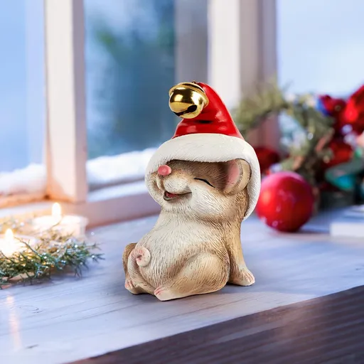 Figurină Șoarece de Crăciun