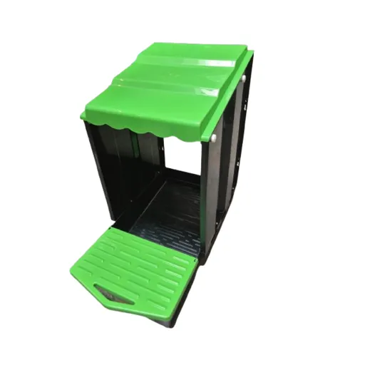 Cuibar pentru gaini din plastic – 1 compartiment, colectare oua in fata