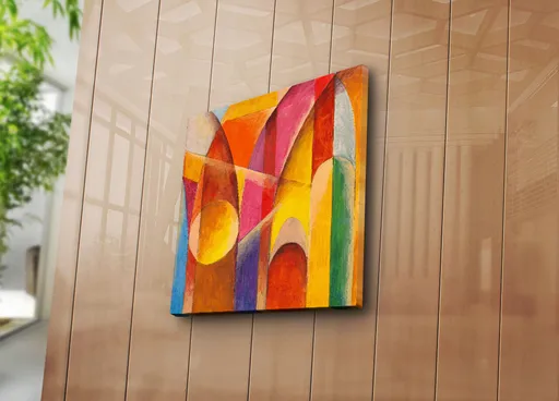 Tablou decorativ, 4545K-94, Dimensiune: 45 x 45 cm, Multicolor