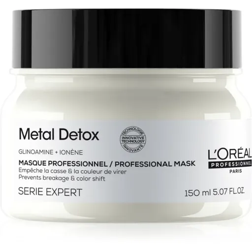 L’Oréal Professionnel Serie Expert Metal Detox mască hrănitoare profundă pentru par vopsit si deteriorat 150 ml