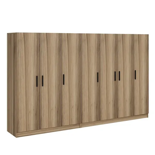 Dulap pentru haine, Hanah Home, Kale, 315x210x52 cm, Dore