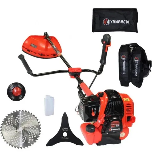 Motocoasa Yamamoto YBC-57, benzina, 6CP, 10000 rpm, complet accesorizata, Model Nou