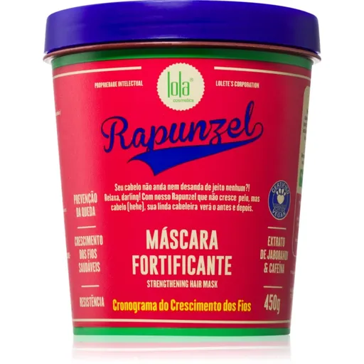 Lola Cosmetics Rapunzel Máscara masca pentru întărirea și creșterea părului 450 g