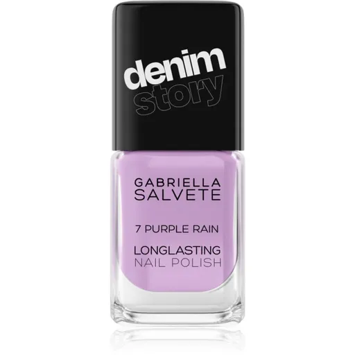 Gabriella Salvete Longlasting Enamel Denim Story lac de unghii cu rezistenta indelungata culoare 07 Purple Rain 11 ml