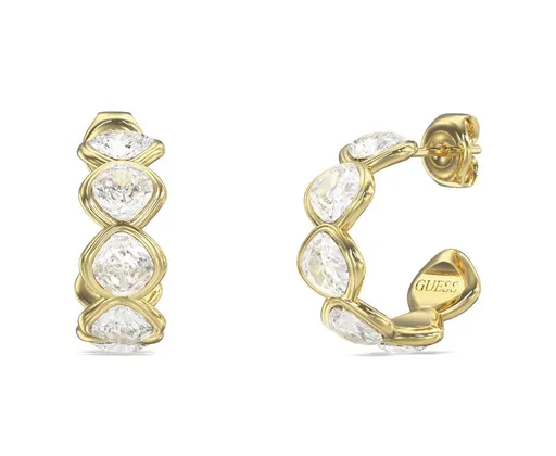 Guess Cercei rotunzi strălucitori cu cristale Mamounia JUBE05318JWYGT/U