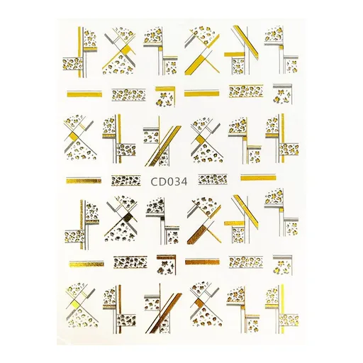 Abtibild Unghii 3D Oranjollie, CD034