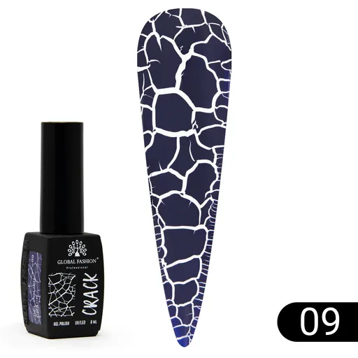 Oja semipermanenta CRACK cu efect de craquelure 8 ml, 09