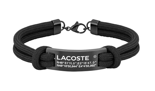 Lacoste Brățară modernă din textil pentru bărbați Elios 2040176