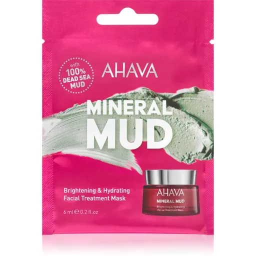 AHAVA Mineral Mud masca pentru albirea tenului cu efect de hidratare 6 ml