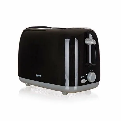 Prăjitor de pâine Banquet cu temporizator,negru