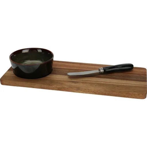 Set de servit EH Torrente, 3 piese, verde , 30 x12 cm