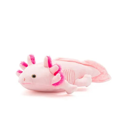 Baby Mix Jucărie de pluș Axolotl roz, 45 cm