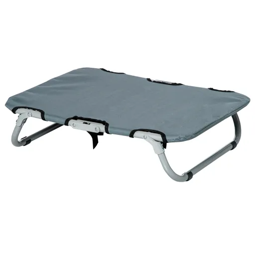 PawHut Pat Pliabil pentru Câini din Oțel și Oxford, Ușor de Curățat, Gri, 59x46x15cm | Aosom Romania