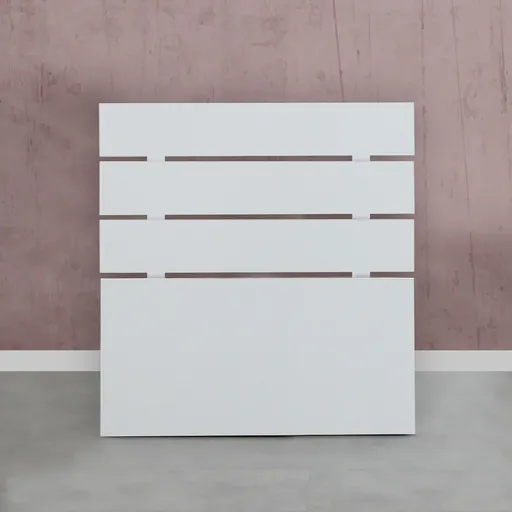 Tablie de pat, Hanah Home, Fuga 120, 120x100x3 cm, Alb