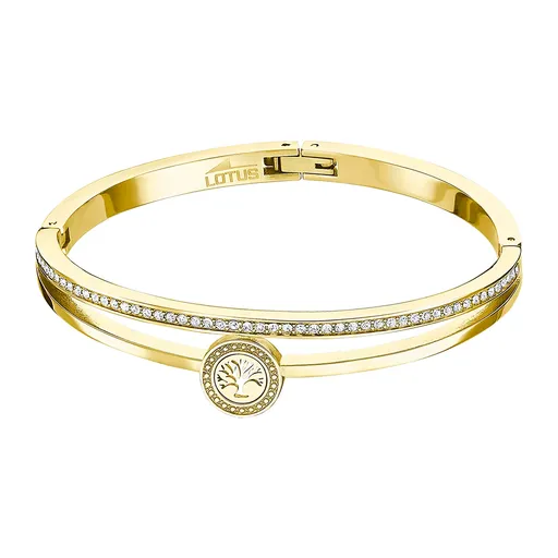 Lotus Style Brățară solidă placată cu aurCopaculvieții femeie de bază LS2121-2 / 3