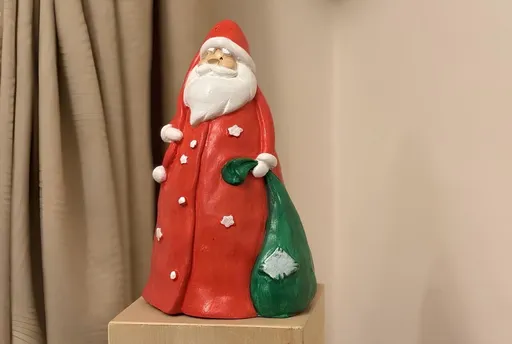 Decoratiune, CY0650, 9x9x20 cm, Poliester, Rosu