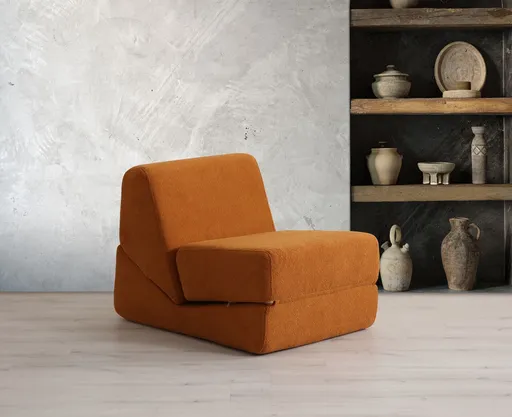 Fotoliu extensibil, Atelier del Sofa, 560ARE4174, Portocaliu mat