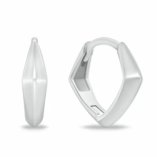 Brilio Silver Cercei pătrați moderni din argint EA1214W