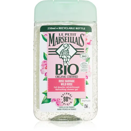 Le Petit Marseillais Bio Wild Rose gel de dus revigorant 250 ml