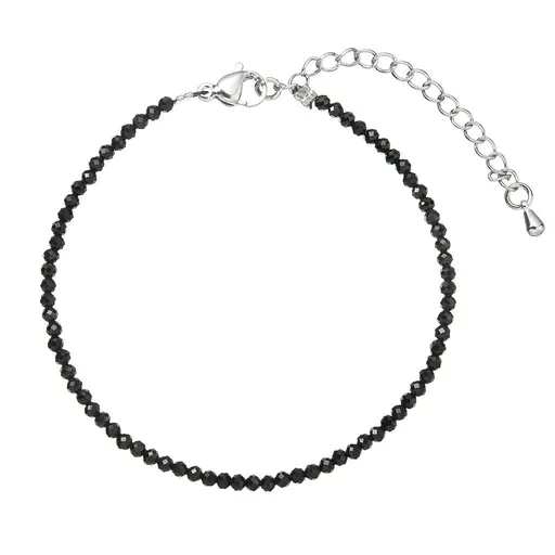 Evolution Group - Pavona Brățară din mărgele cu spinel negru 43055.3 black spinel