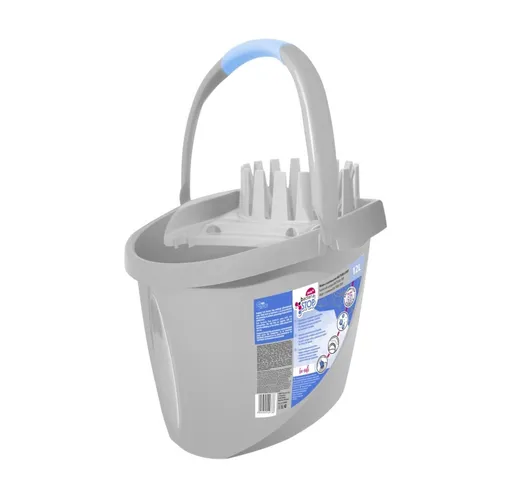 Galeata ovala cu storcator, 12L, Bacteria Stop, York